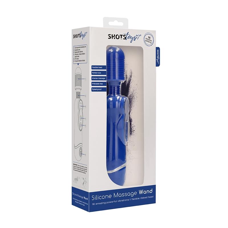 Silicone Massage Wand Blue
