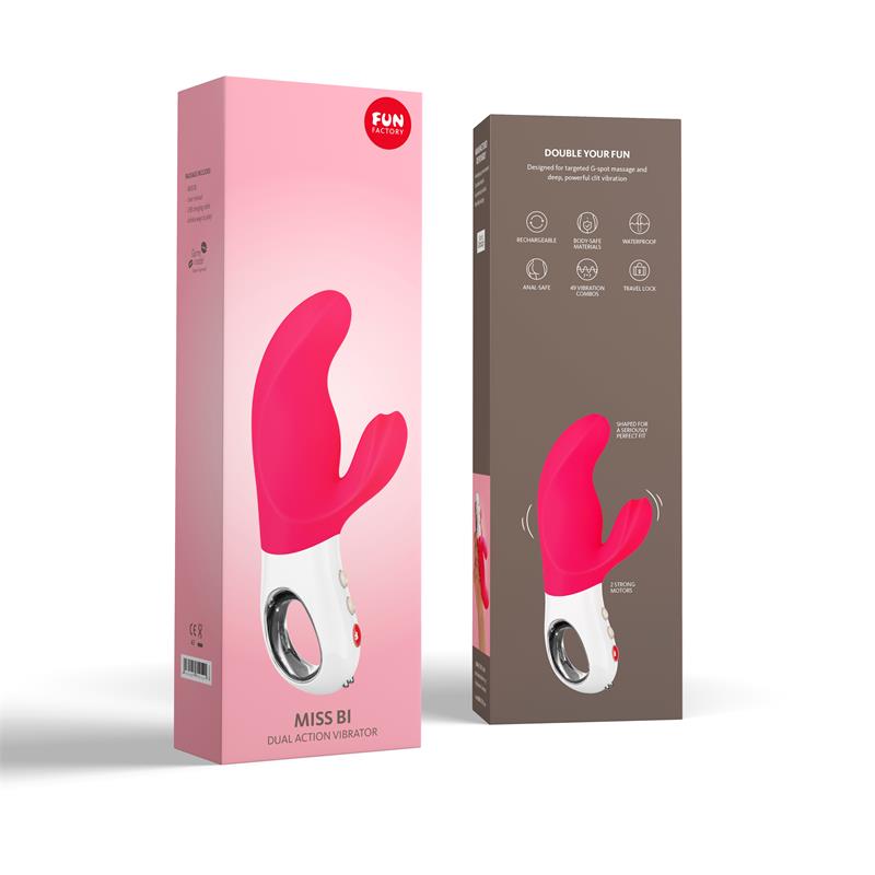 G Spot vibe Miss Bi Pink and White