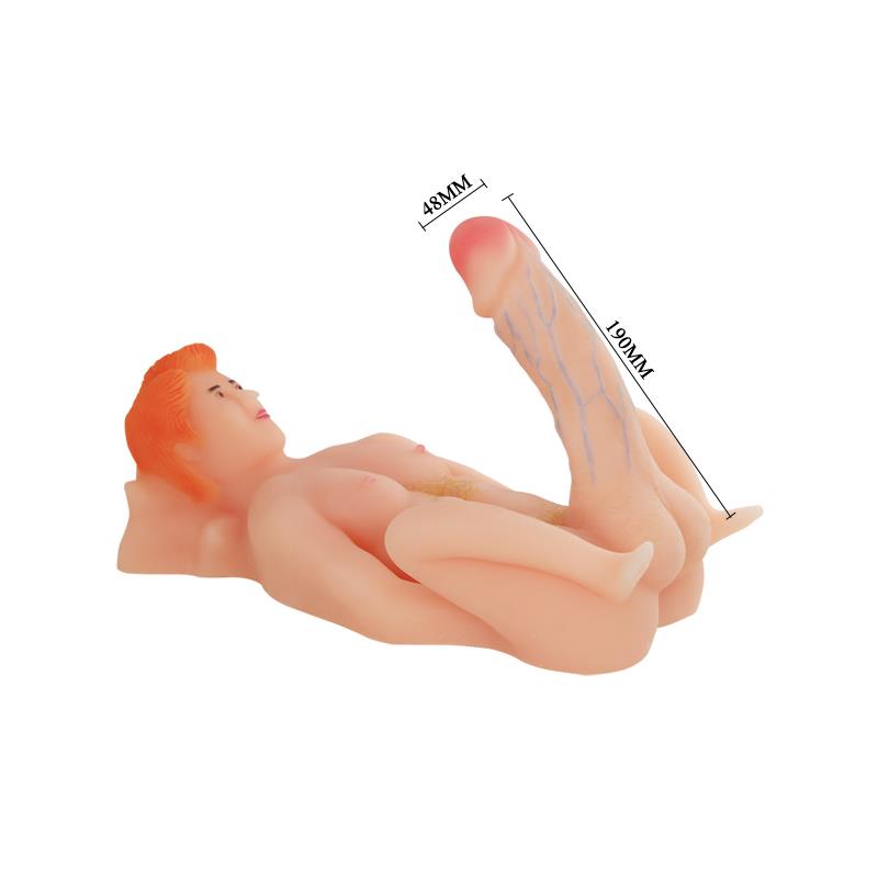 Masturbator with Realistic Dildo Vibration and Rotation