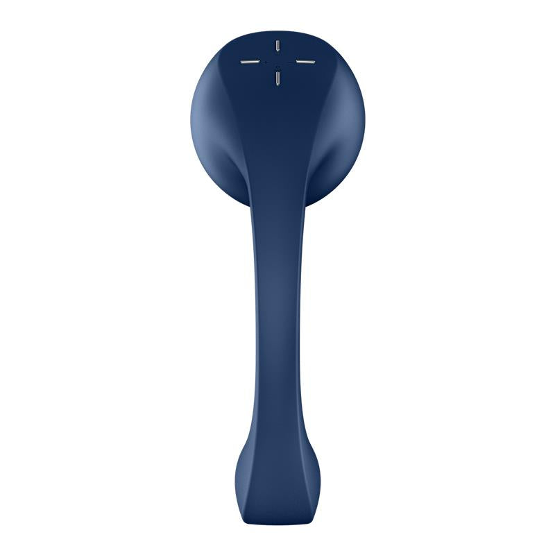 Pro Wave 4 Clit Sucker with Connect App Dark Blue
