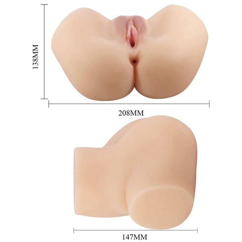 Hailey Vibrating Realistic Masturbator Vagina and Anus