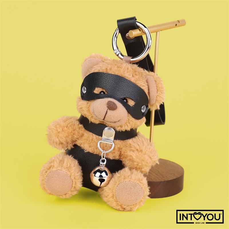 Mimi Keychain BDSM Teddy Bear with Collar and Bell