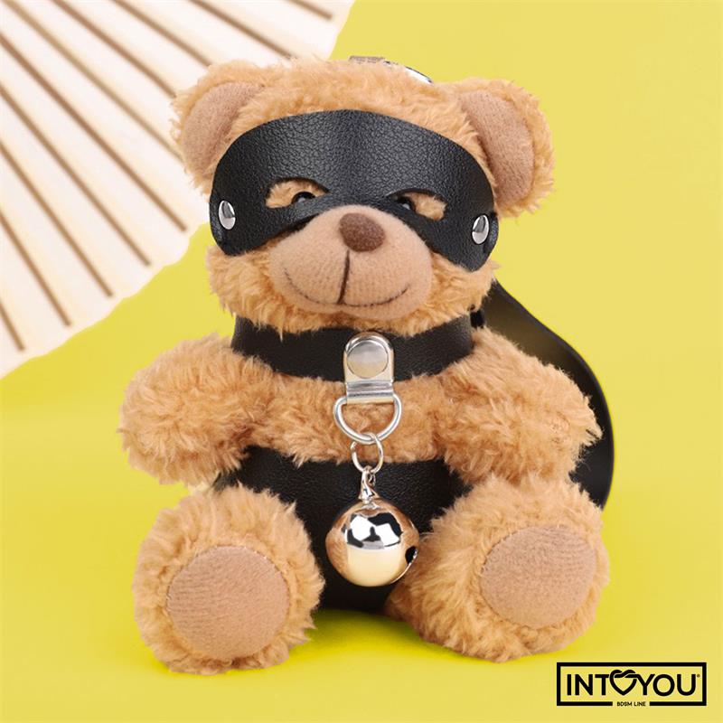 Mimi Keychain BDSM Teddy Bear with Collar and Bell