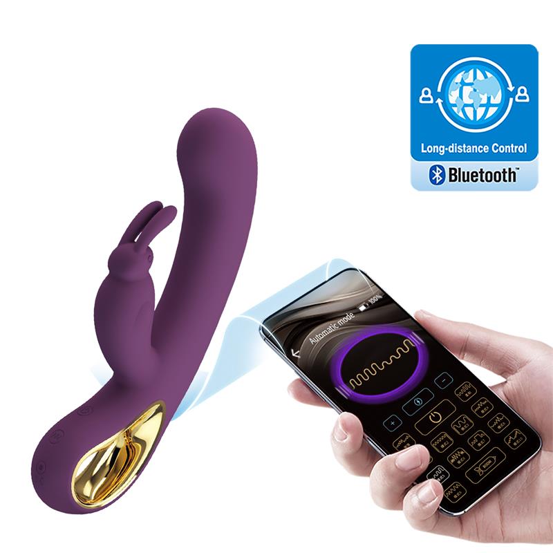 Liam G Spot Vibrator Silicone with App Purple