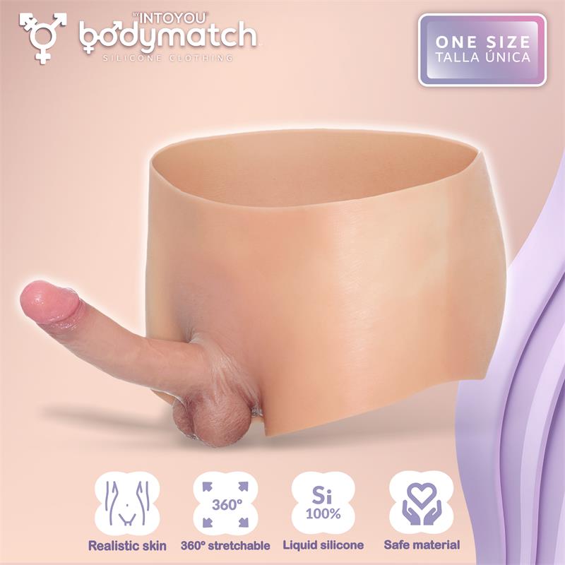 Blayke Boxer with 18 cm Built in Penis Liquid Silicone One Size