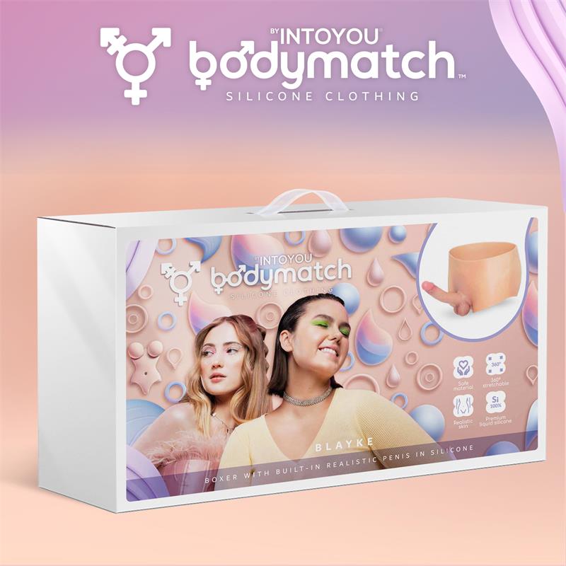 Blayke Boxer with 18 cm Built in Penis Liquid Silicone One Size