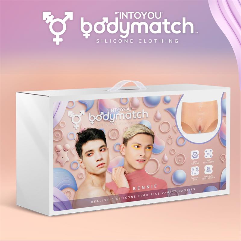 Bennie Realistic Vagina and Anus Panties Liquid Silicone Size S
