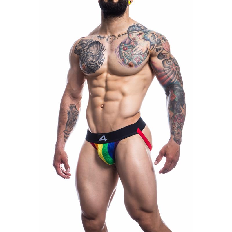 Stripe Pride Jockstrap Pride Flag LGBT