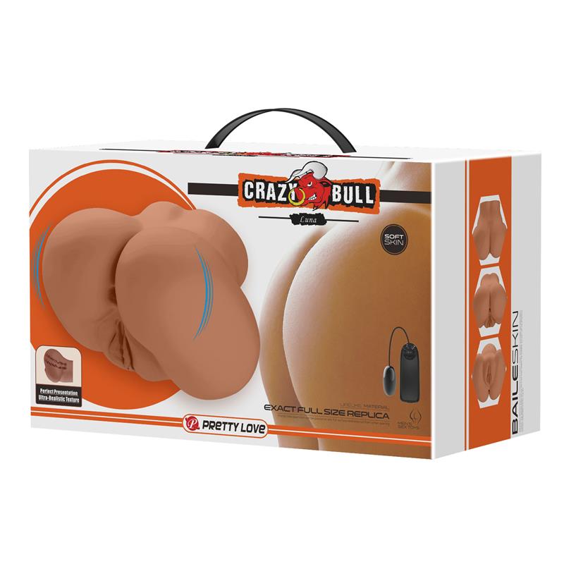 Luna Vibrating Masturbator Vagina and Anus