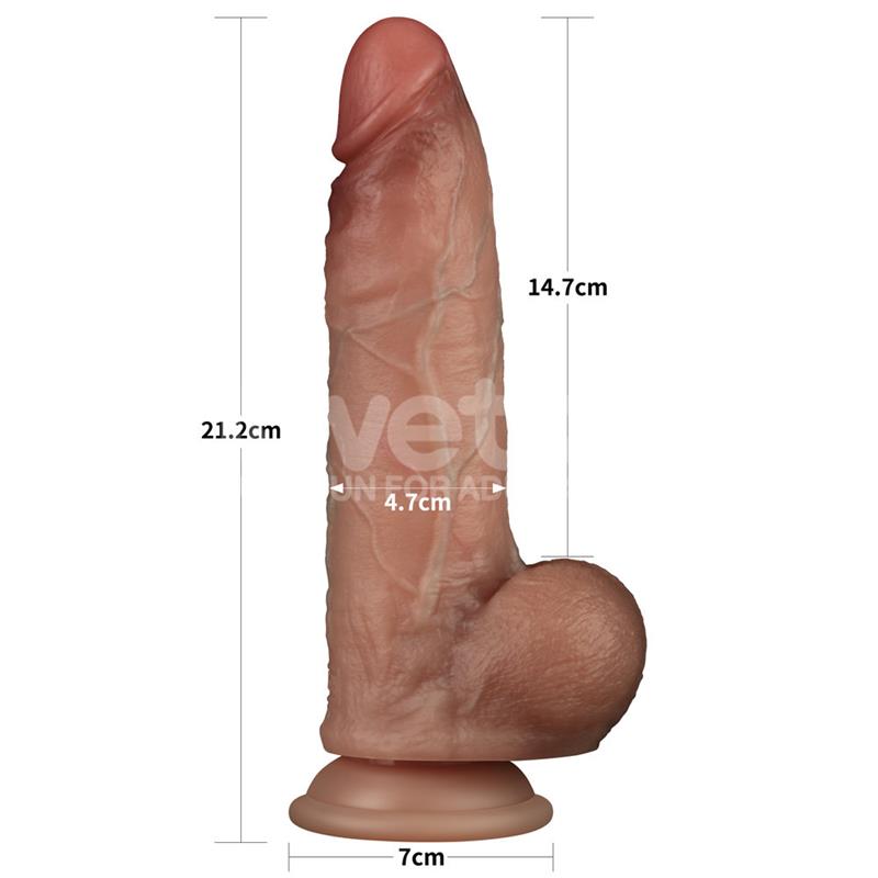 Sliding Pro Dildo Sliding Skin Dual Layer 85