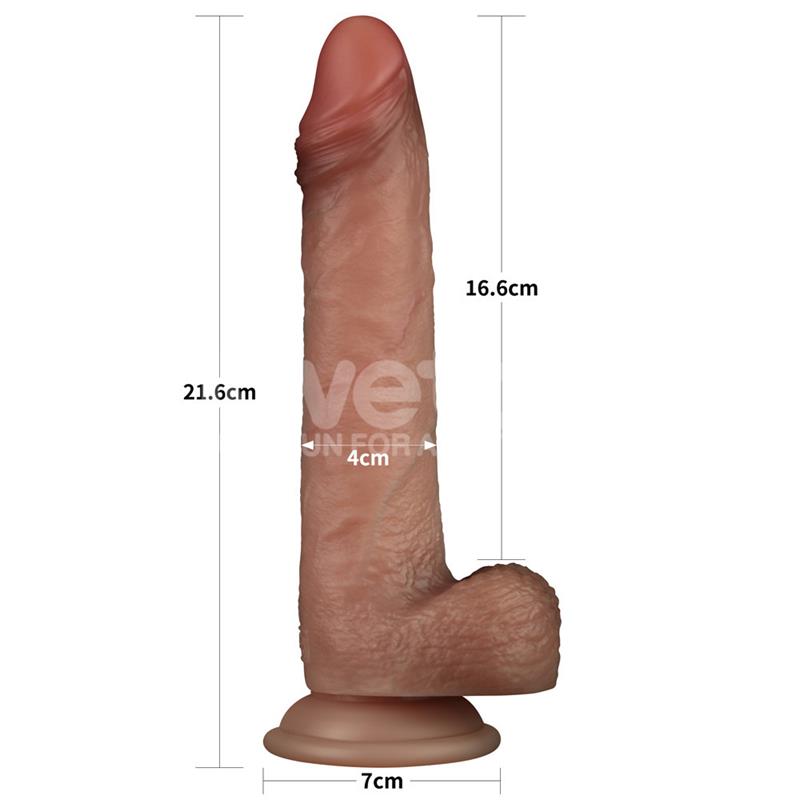 Sliding Pro Dildo Sliding Skin Dual Layer 85