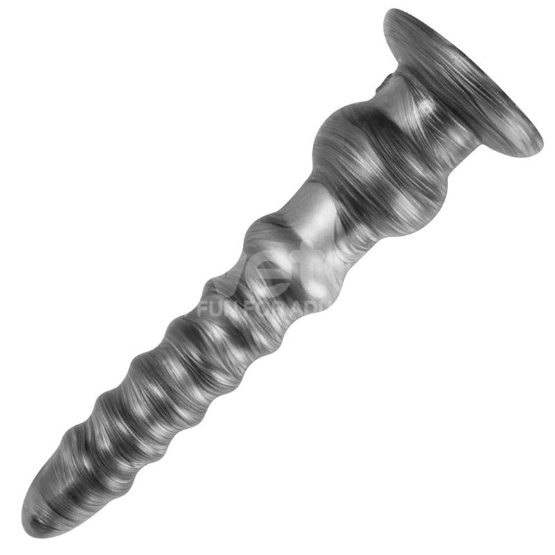 Vibrax Slider Anal Dildo with Vibration King Sized 125