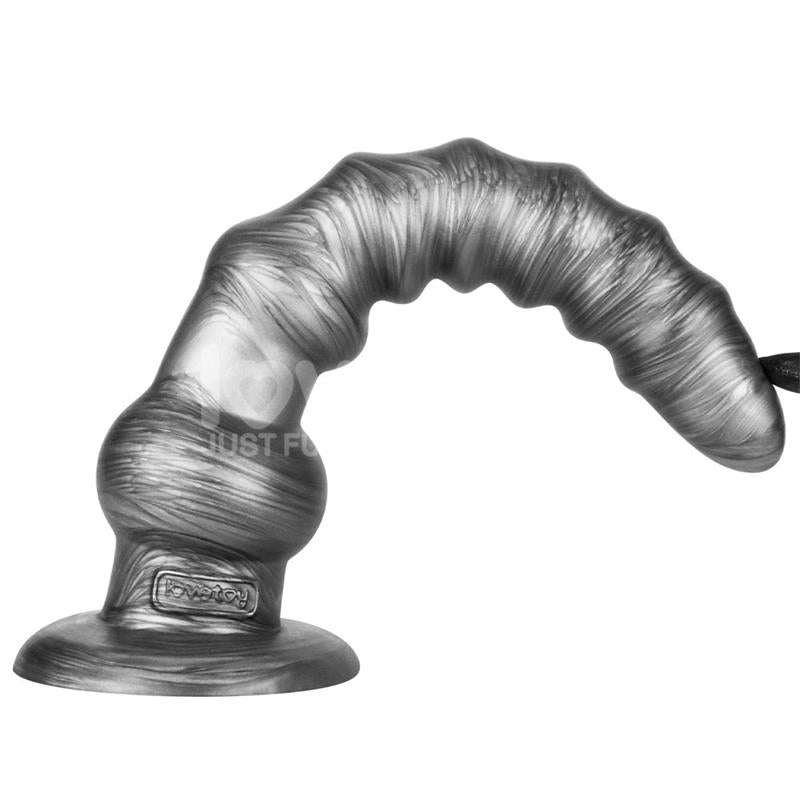 Vibrax Slider Anal Dildo with Vibration King Sized 125