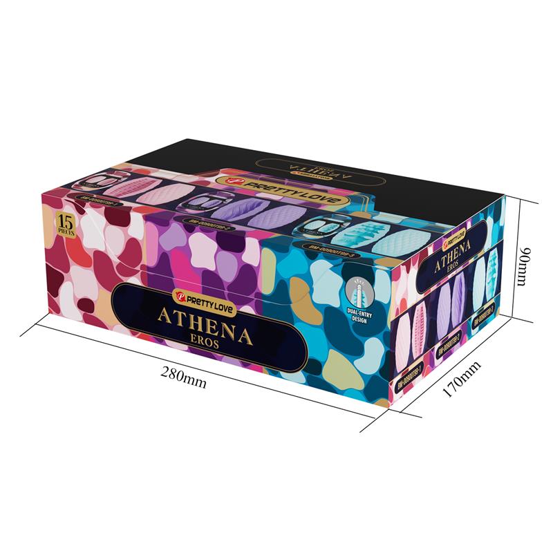 Eros Men Masturbator Display 15 uds Assorted