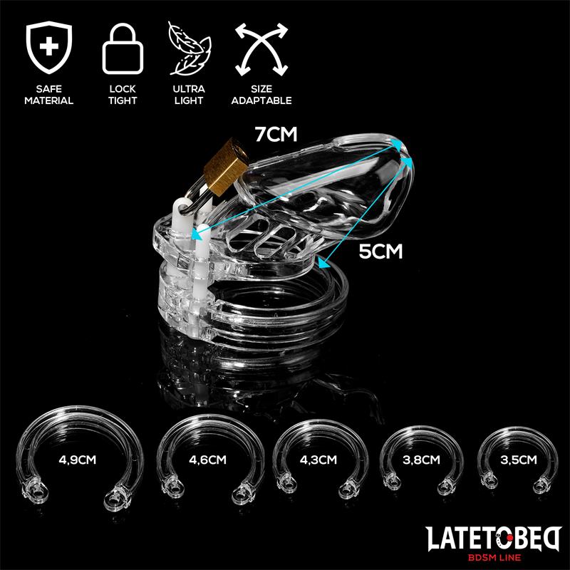 Chastity Penis Cage Short Clear