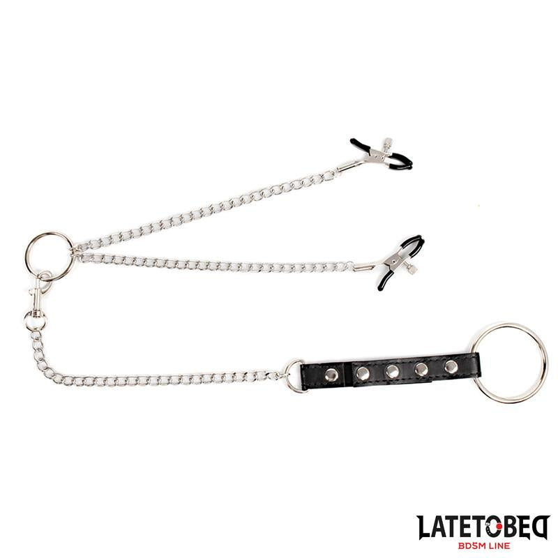 Nipple Clamps With Penis Ring