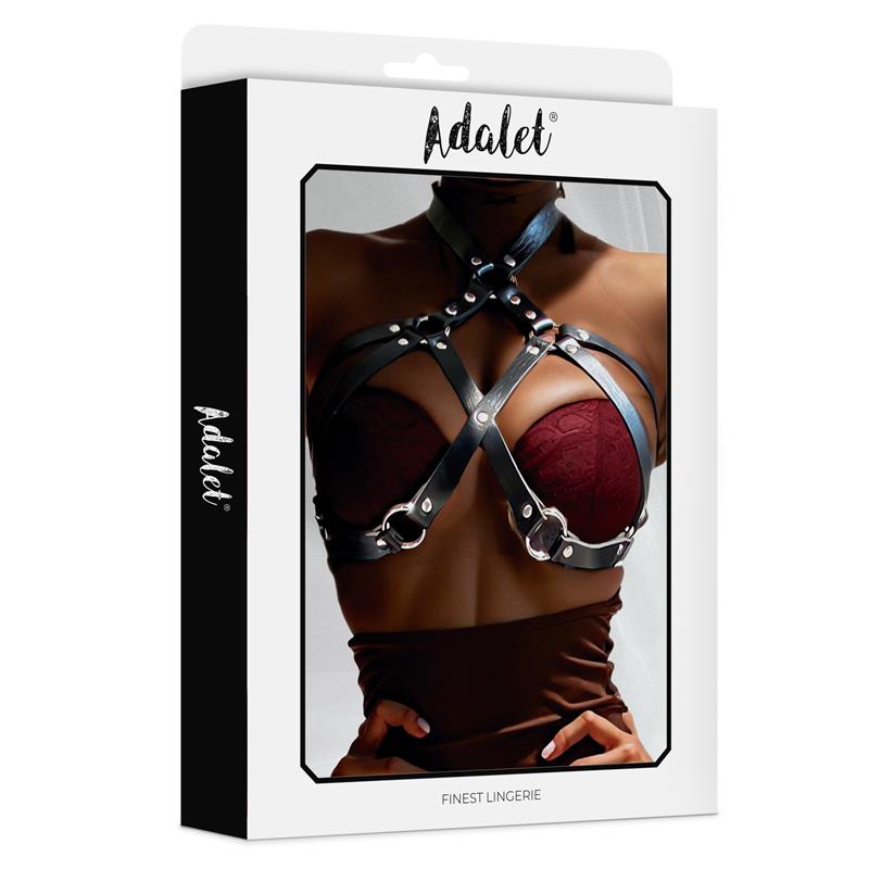 Wendy Vegan Leather Chest Harness One size