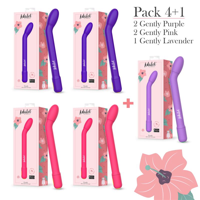 Pack 4 1 Gently G Point Vibrators with APP