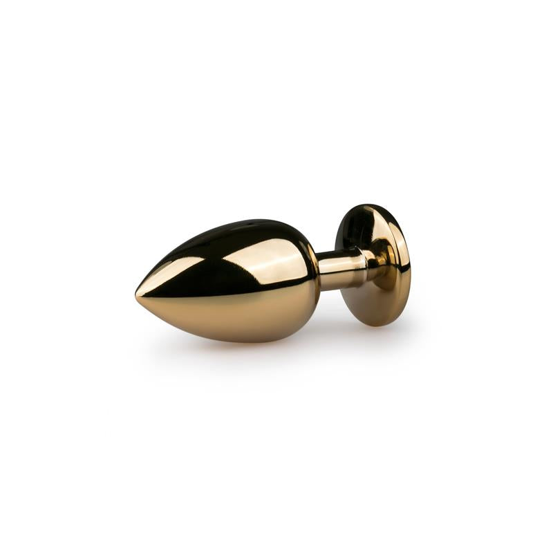Metal Butt Plug No 6 Gold Purple