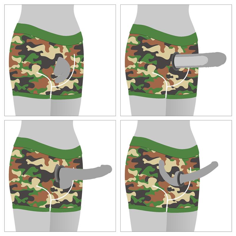 Camo Strapon Shorts 33 37