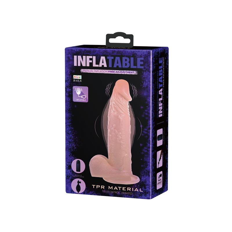 Baile Vibrating Dildo with Pump Flesh