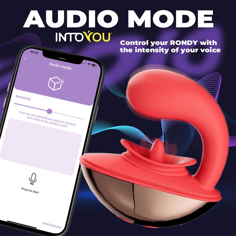 Rondy Vibrating and Licking Tongue Stimulator with App