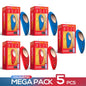 Pack 5 Assorted Vibrating Panty with APP 2 red and 3 blue