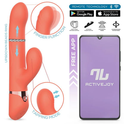 Mindy Vibe with Up and Down Beads Ring Finger and Pulsation with APP