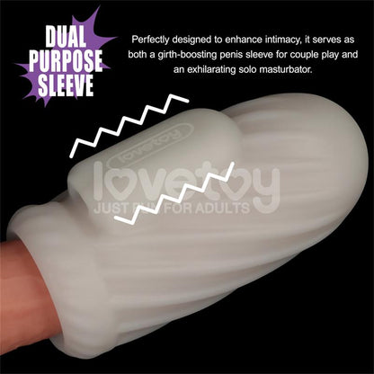 Knights Ring Vibrating Dual Purpose Sleeve