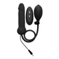 Shots Ouch Inflatable Vibrating Silicone Dong Black