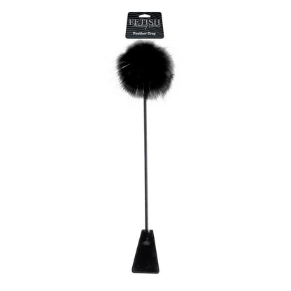 Fetish Fantasy Limited Edition Feather Crop Black