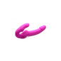Evoke Vibrating Strapless Strap On USB Pink