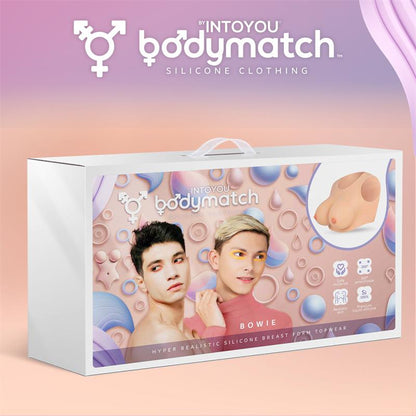 Bowie Realistic Breast Form E Cup Liquid Silicone