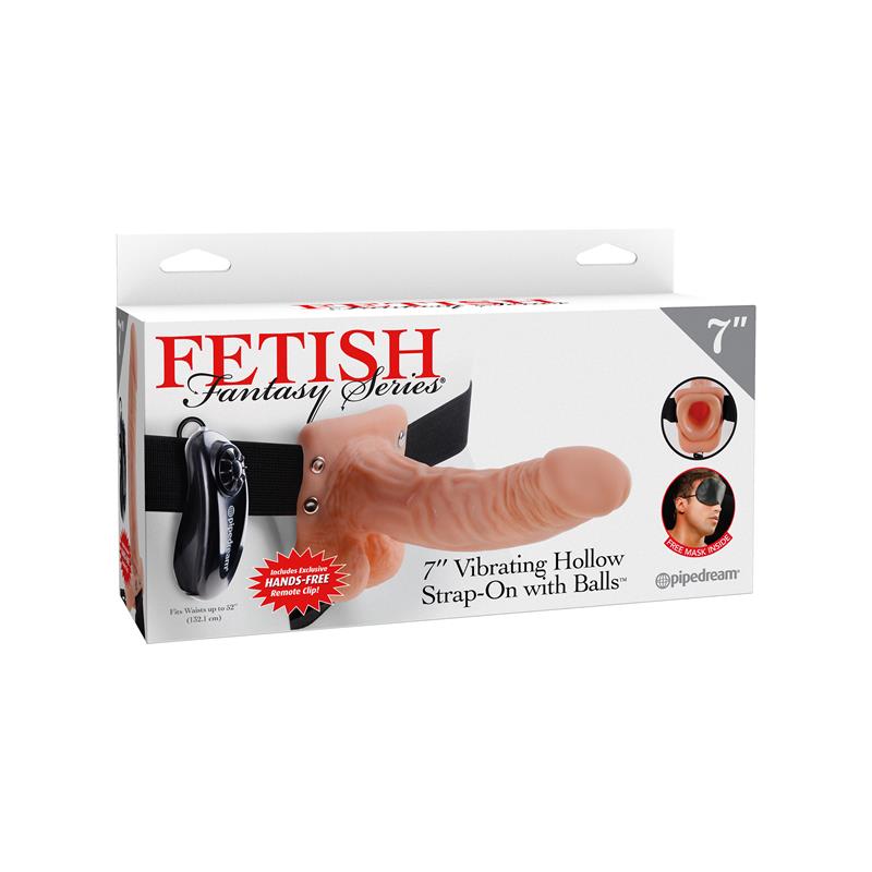 Strap On Vibrating Hollow Dildo 7