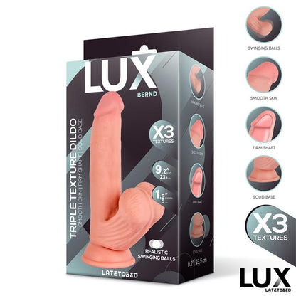 Bernd Triple Density Dildo with Swinging Balls 92