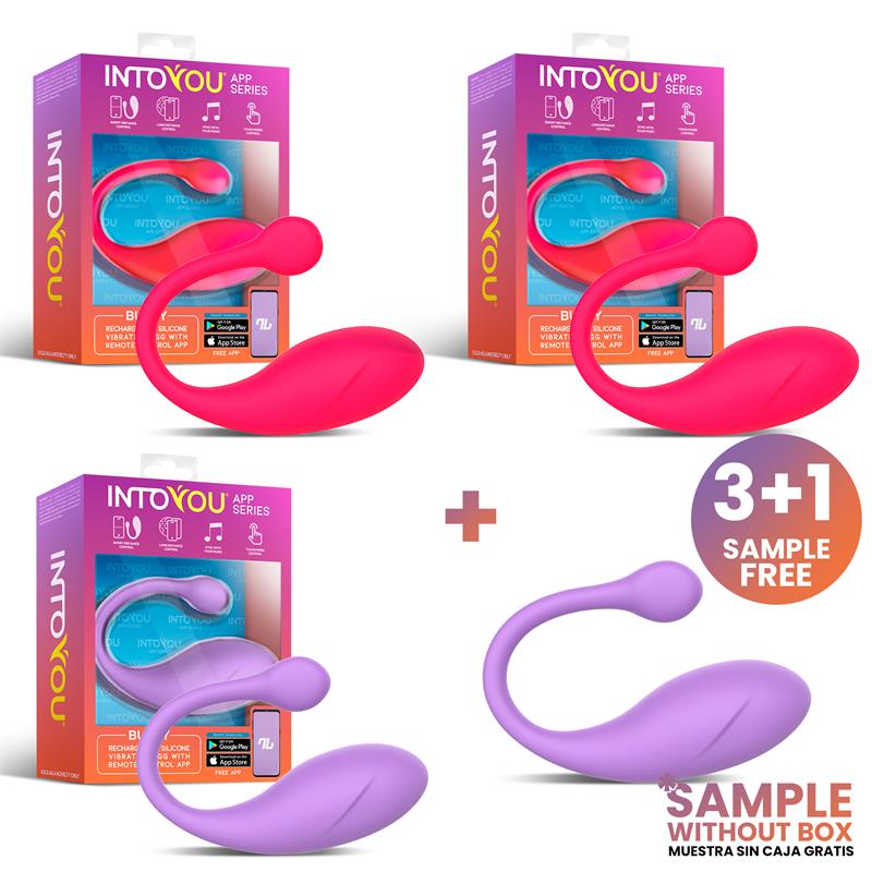Pack 31 Bulby Silicone Egg Vibrator with APP