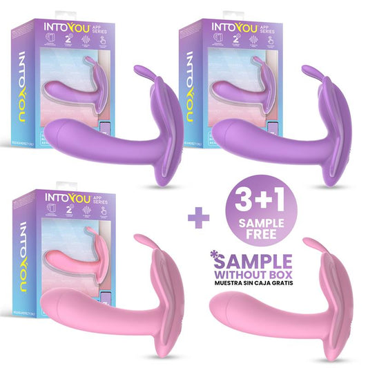 Pack 31 Tester Wingy Butterfly Vibrator with App