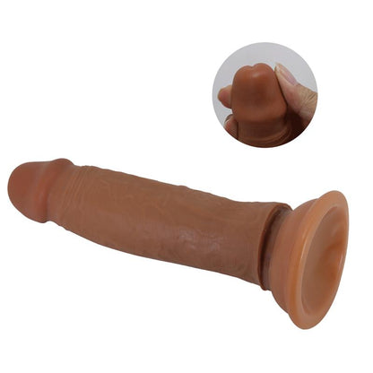 Quentin Dildo with Sliding Skin Retractil 184 cm