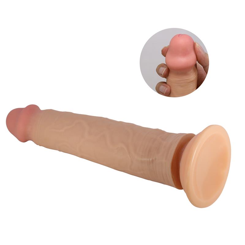 Sharife Dildo Sliding Skin Retractil 25 cm