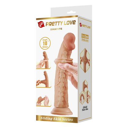 Sharife Dildo Sliding Skin Retractil 25 cm