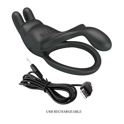 Seth Vibrating Double Cock Ring