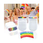 LGBT colored crayons