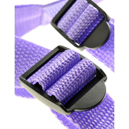7 Strap On Suspender Harness Set Purple