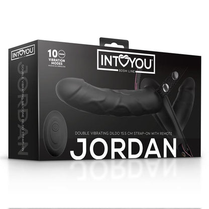 Jordan Strap on with Double Vibrating Dildo and Remote