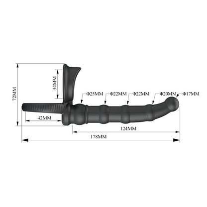 Tatum Cock Ring with Vibrating Plug Plug