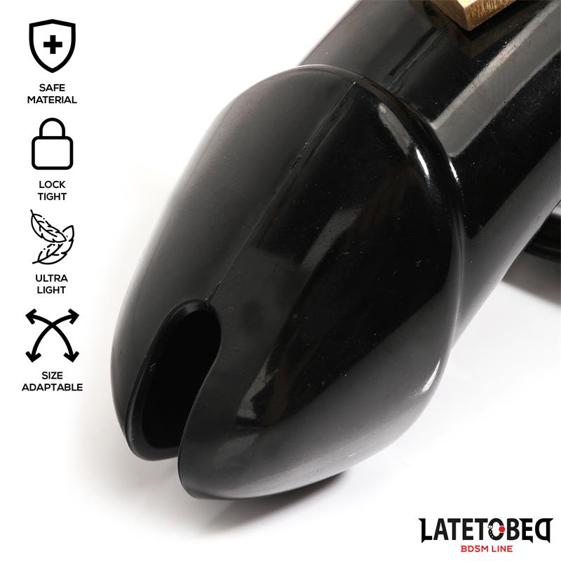 Chastity Penis Cage Long Black