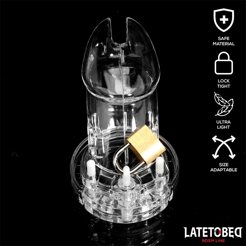 Chastity Penis Cage Long Clear