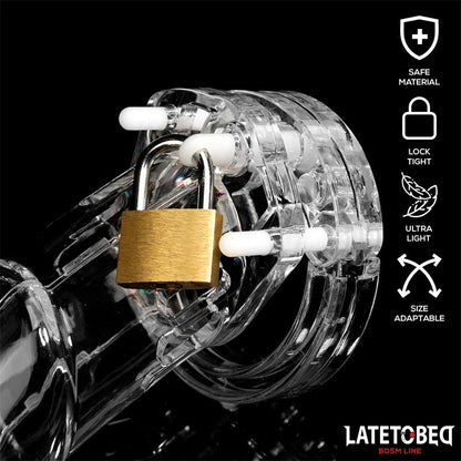 Chastity Penis Cage Long Clear