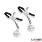 Nipple Clamps with Bell Silver and Black