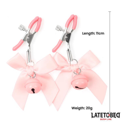 Bow Nipple Clamps with Bell